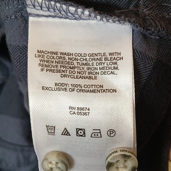 Mountain Hardware Blue Plaid Flannel Tunic Button Down - Picture 5 of 5